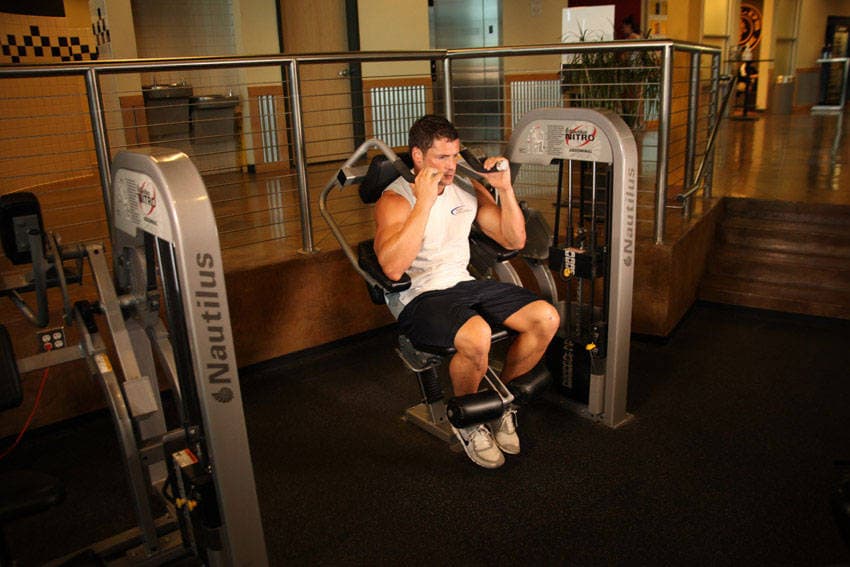 Ab Crunch Machine step 2