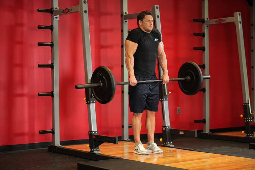 Barbell Shrug step 2