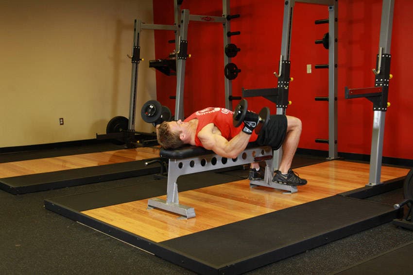 Dumbbell Flyes step 2
