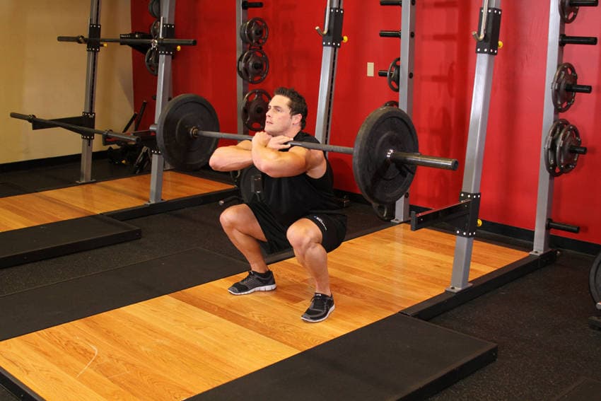 Front Barbell Squat step 2