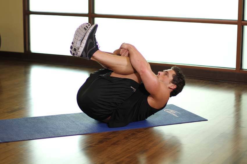 Hug Knees To Chest step 2