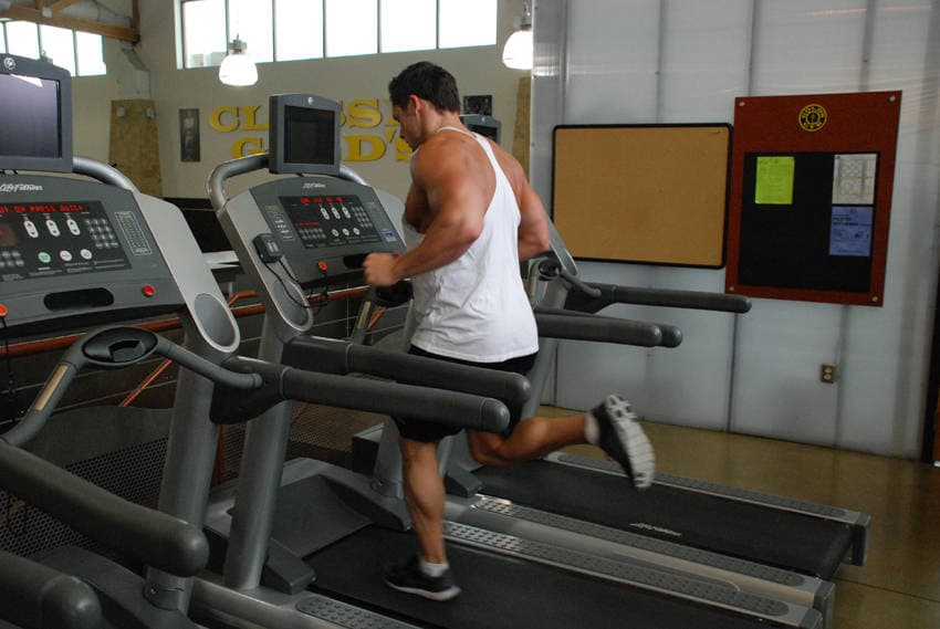 Running, Treadmill step 2