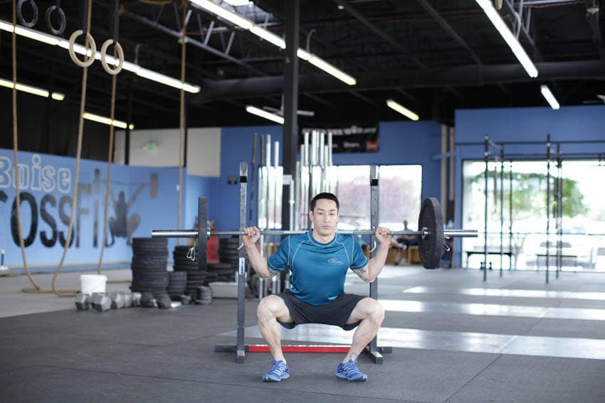 Weighted Jump Squat step 2