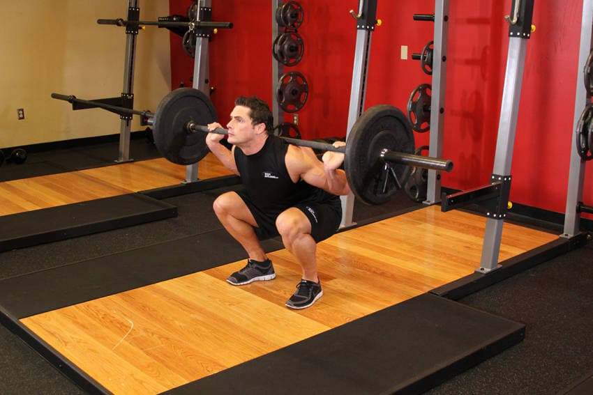 Barbell Full Squat step 2