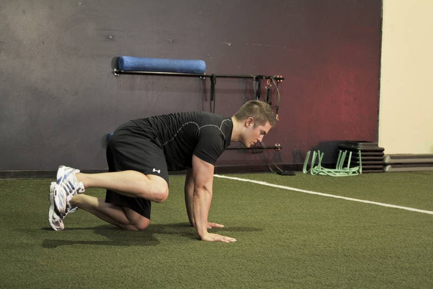 Hip Circles (prone) step 2