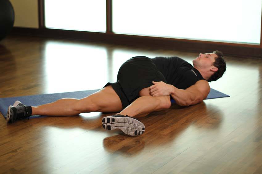 Knee Across The Body step 2