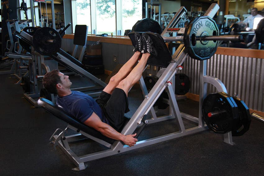 Narrow Stance Leg Press step 2