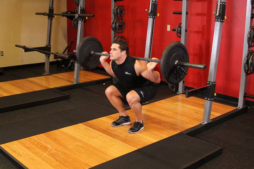 Narrow Stance Squats step 2