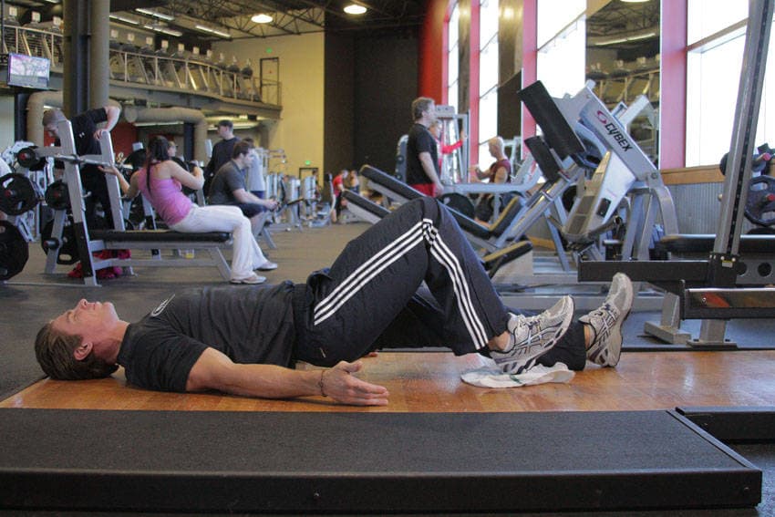 Platform Hamstring Slides step 2