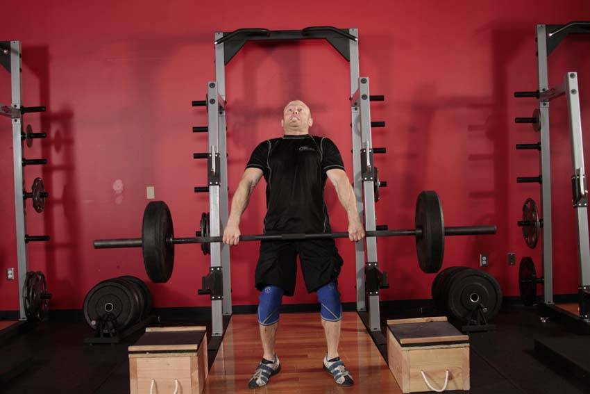 Power Clean from Blocks step 2