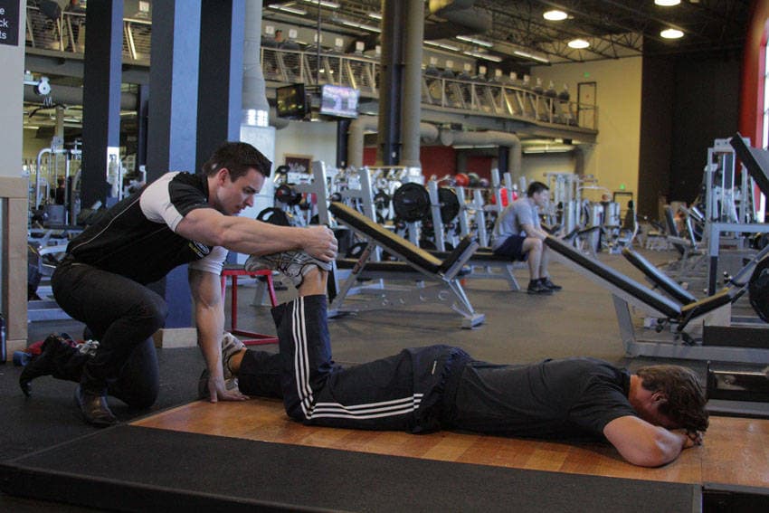 Prone Manual Hamstring step 2
