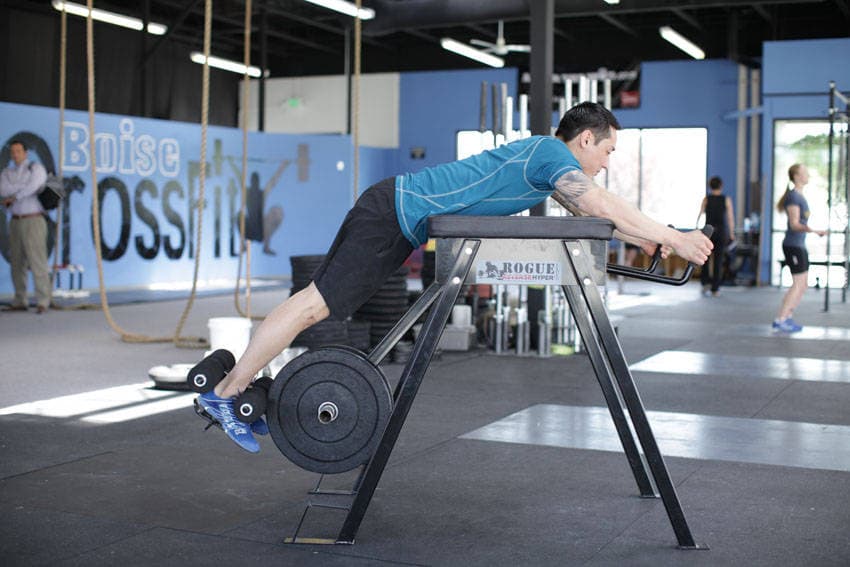 Reverse Hyperextension step 2