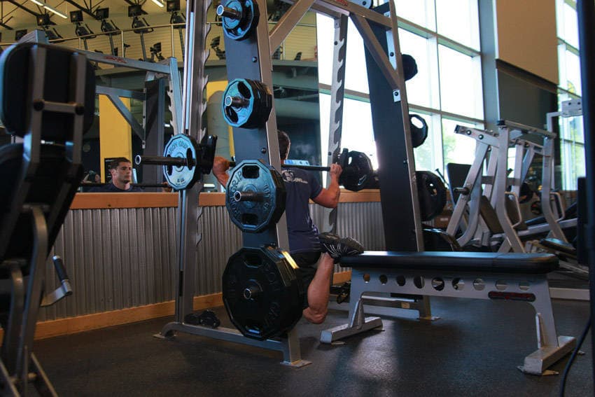 Smith Single-Leg Split Squat step 2