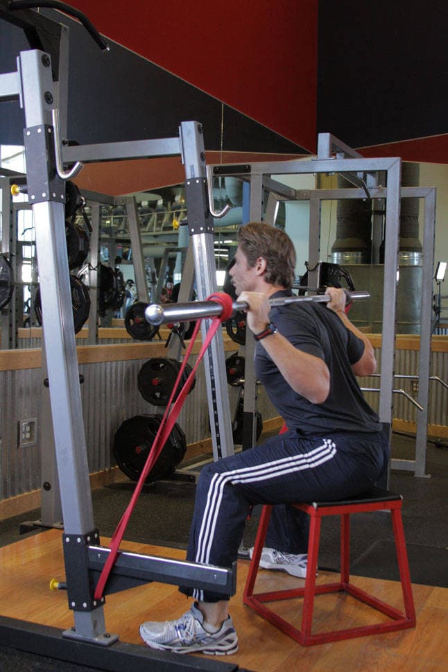 Speed Box Squat step 2